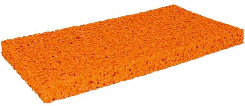 Kronen Hansa - Belag für Kunststoff-Reibebrett Schwammgummi grob 280 x 140 mm x 10 mm