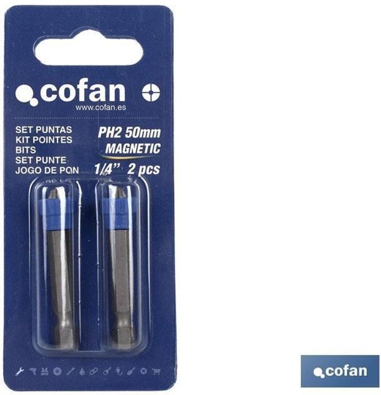 Set mit 2 1/4 Spitzen mit Ph-2-Magnetismus