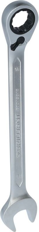 Brilliant Tools - Ratschenringschlüssel, umschaltbar, 18 mm
