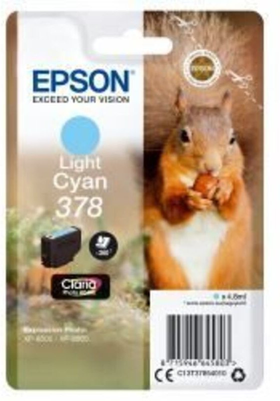 TINTE T3785 - Tinte - Epson - hellcyan - 378 - original (C13T37854010)