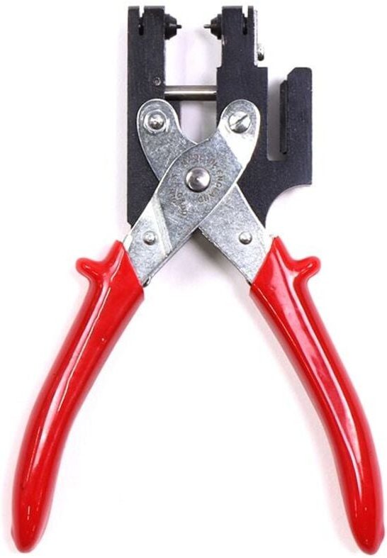 Nietzange zur Reparatur von Maßbändern