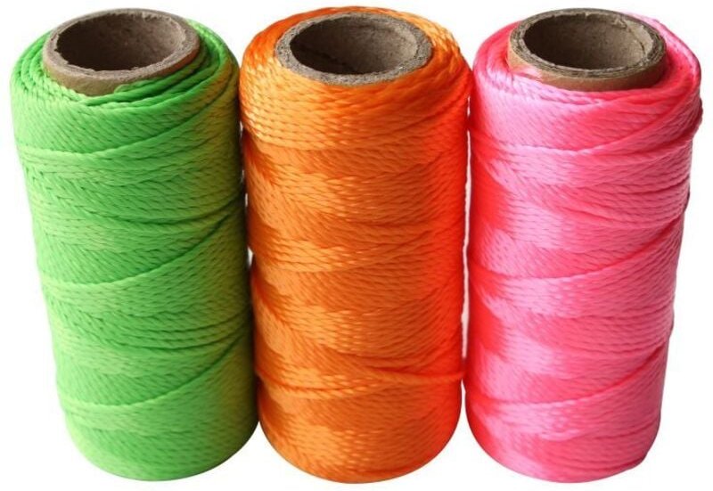 Maurerschnur ø 1 mm x 50 m Verlegeschnur 3 teilig Lotschnur - Trendline