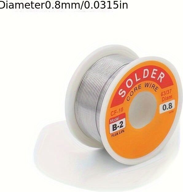 50 g 0,8 mm Zinn-Blei-Zinn-Draht-Schmelz-Rosin-Kern-Lötmittel-Lötdrahtrolle