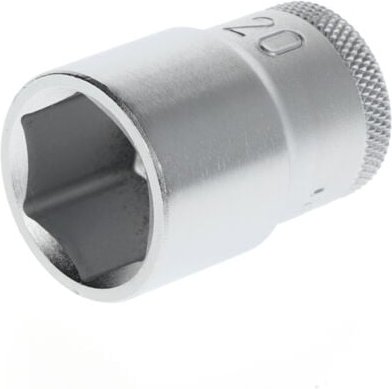 Steckschlüsseleinsatz 19 1/2 ″ 6-kant Schlüsselweite 20 mm Länge 40 mm