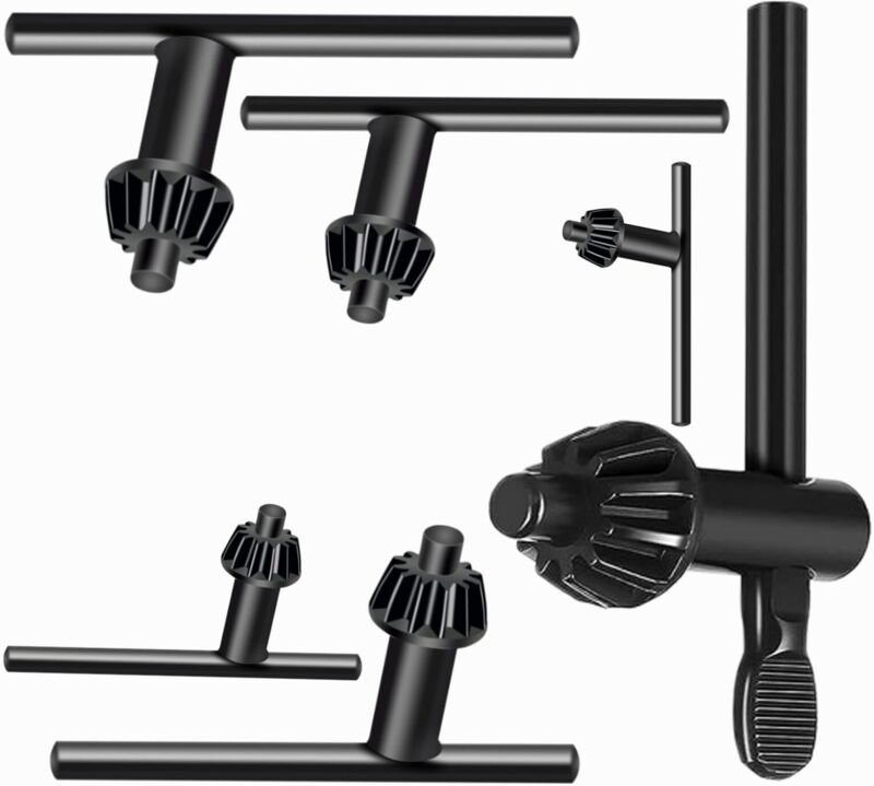 6 Stück Universal-Bohrfutterschlüssel, Bohrfutterschlüssel, Bohrfutterschlüssel für 4 mm, 6 mm, 10 mm, 13 mm, 16 mm, 20 ...