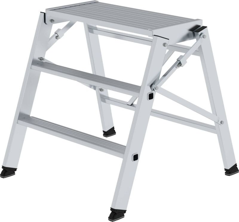 Günzburger Steigtechnik - Klapppodest einseitig begehbar 2 Stufen + Plattform - 050006