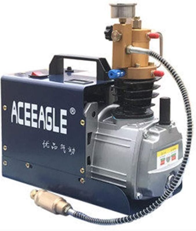 1800 W PCP-Luftkompressor 300 Bar 4500 Psi Hochdruck-Luftkompressor PCP-Luftgewehr-Tauchpumpe 220 V-Mit Öl-Wasser-Trenne...