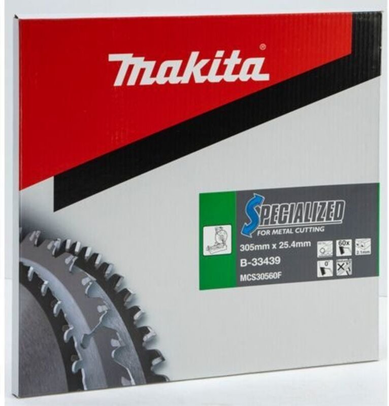Zubehör - Sägeblatt Metall, 305x25,4 mm, 60 Zähne B-33439 - Makita