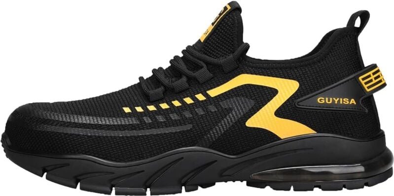 Sicherheitsarbeitsschuhe für Herren, Stahlkappe, pannensicher, rutschfest, Industriemode, verschleißfest, Sneakers-36