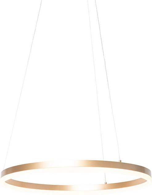 Thumbnail - Design Hängelampe gold 60 cm inkl. led 3 Stufen dimmbar - Anello