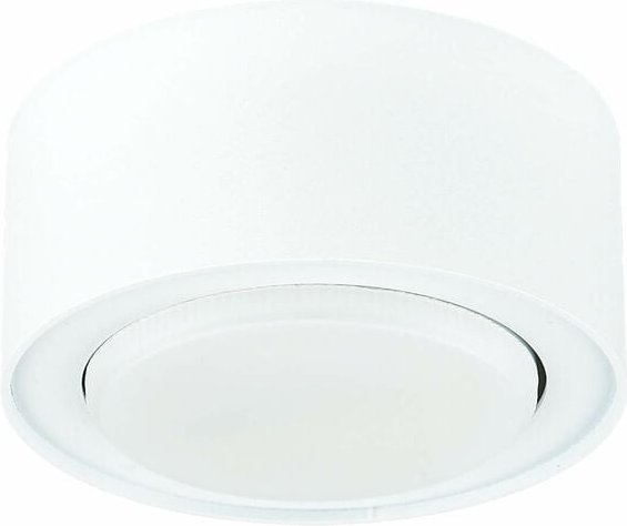 Licht-erlebnisse - Deckenlampe klein flach GX53 Weiß ø 10 cm Metall Küche Deckenleuchte