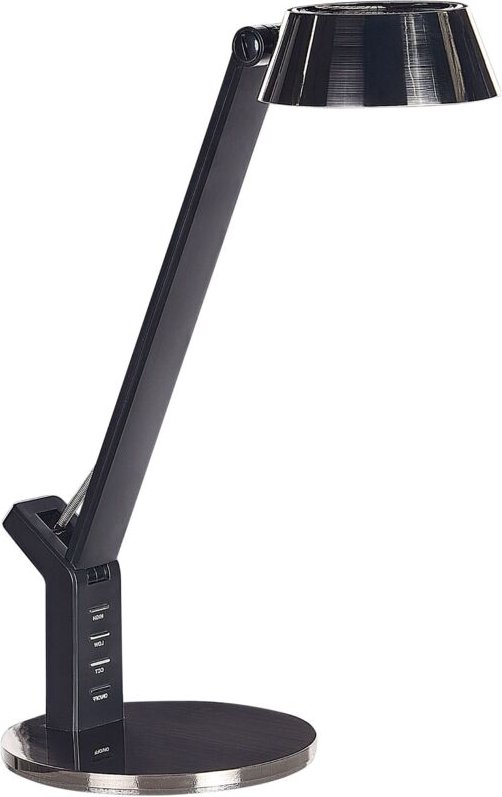 LED-Schreibtischlampe Messing Metall mit USB-Port Dimmbar Verstellbarer Schirm Helligkeitsregulierung Modern Büro Aussta...