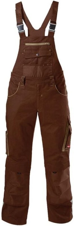 Fortis Latzhose Herren PERFORMANCE 24 Gr. 46 braun/beige