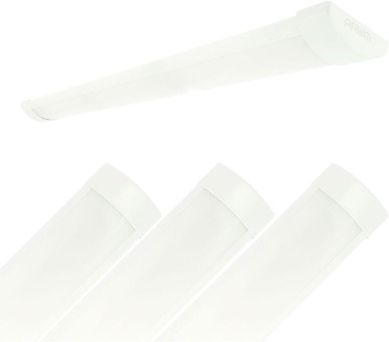 Eclairage Design - 4 extraflache LED-Lichtleisten line 16W IP40 1800Lm 60cm Farbtemperatur: 4000K neutralweiß