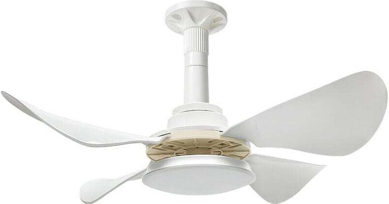 Ulisem Deckenventilator mit Licht und Fernbedienung, 62 cm, 48 W, kleiner dimmbarer LED-Deckenventilator, Ventilator-Kro...