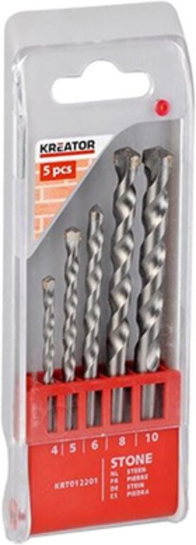 Set mit 5 Betonbohrern Kreator Set mit 5 Betonkronen