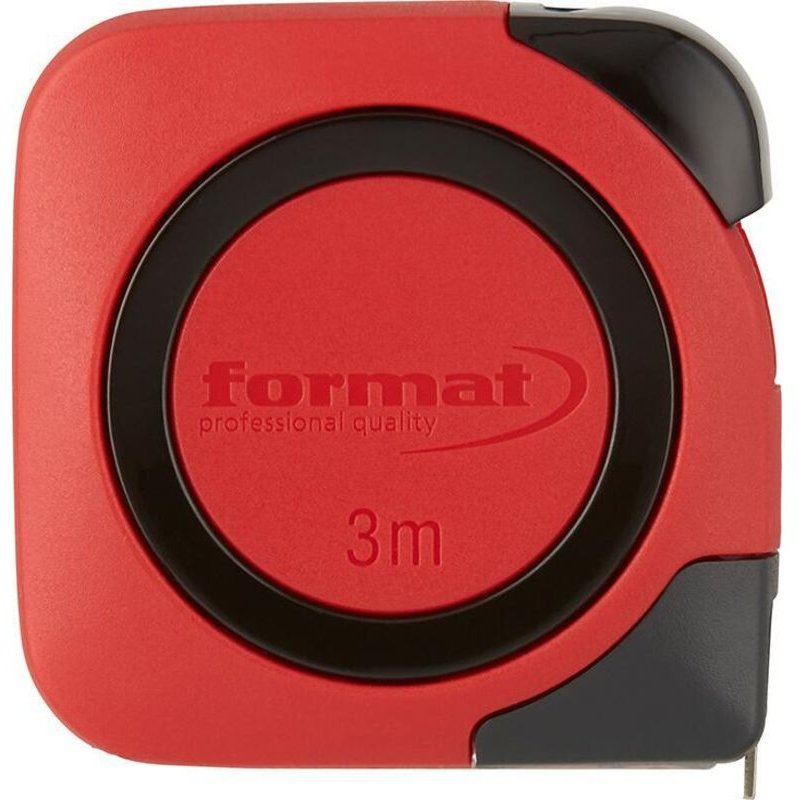 Taschenbandmaß 3 m x 13 mm weiß - Format