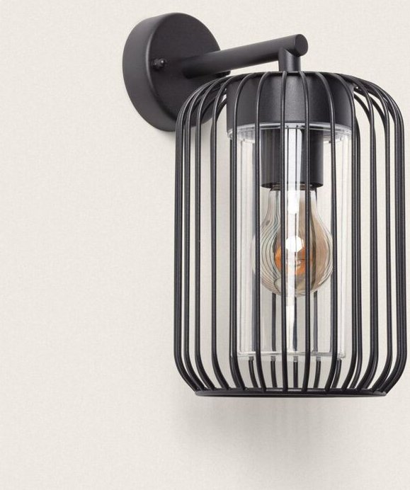 Wandleuchte Außen Edelstahl Dadawa Schwarz