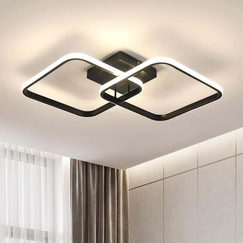 Comely - 42W 4725LM LED-Deckenleuchte, quadratische Deckenleuchte, natürliches Licht 4500K, moderne Acryl-Deckenlampe fü...