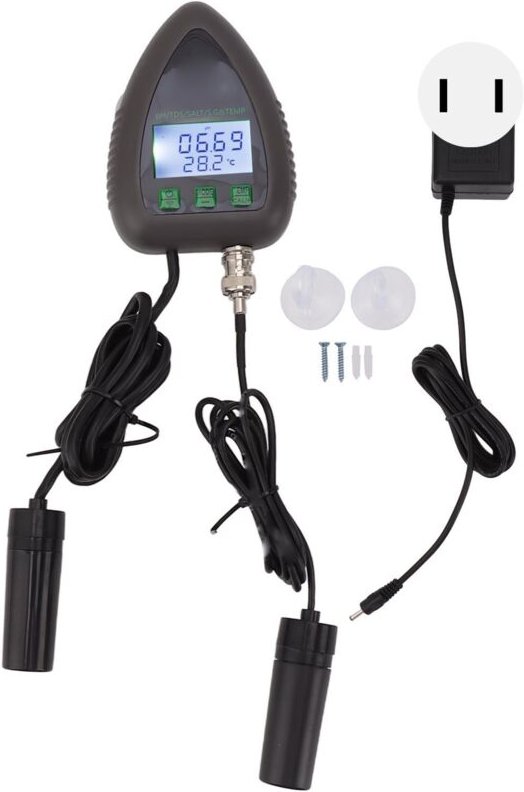 5-in-1 WLAN-fähiger Wasserqualitätssensor, kontinuierliche Messung von pH-Wert, TDS, Salzgehalt, spezifischem Gewicht un...