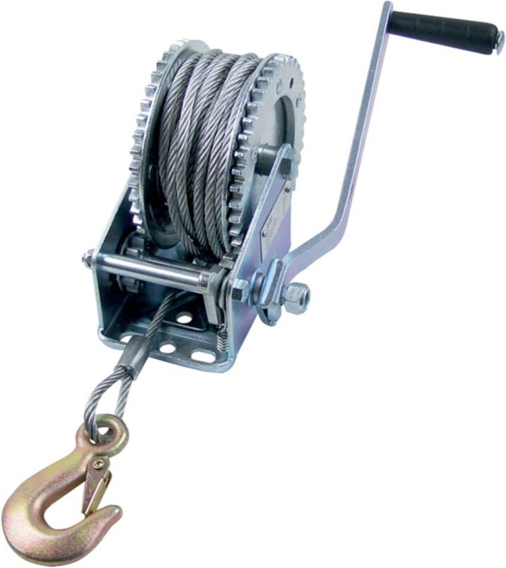 Handwinde universal 800kg,inkl. 10m Drahtseil