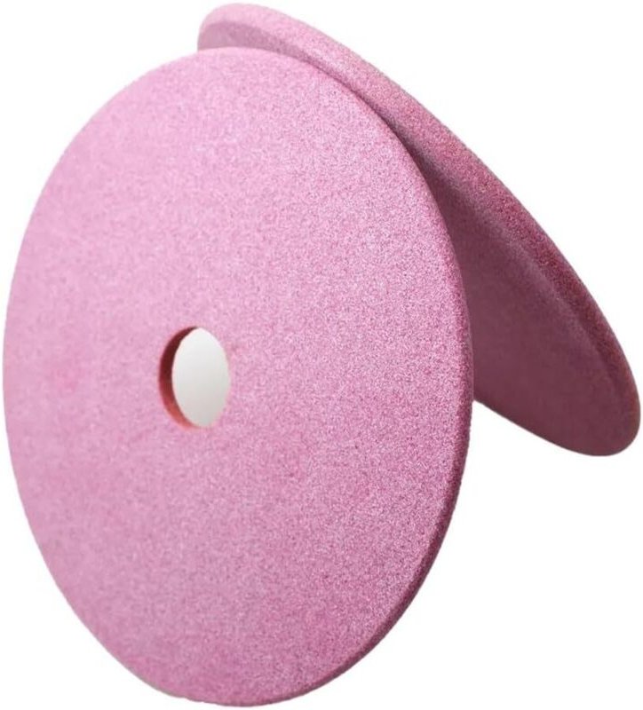 2 Stück Schleifscheiben für elektrische Kettenschärfer, für optimales Kettenschärfen (145 x 22,2 x 3,2 mm)