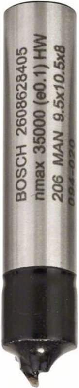 Viertelstabfräser, 8 mm, R1 3,2 mm, d 9,5 mm, l 10,2 mm, g 41 mm - Bosch