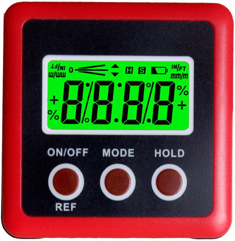 Magnetischer Winkelmesser für magnetische Tischkreissägen – Digitaler Neigungsmesser – Winkelwürfel-Winkelmesser (0 bis ...