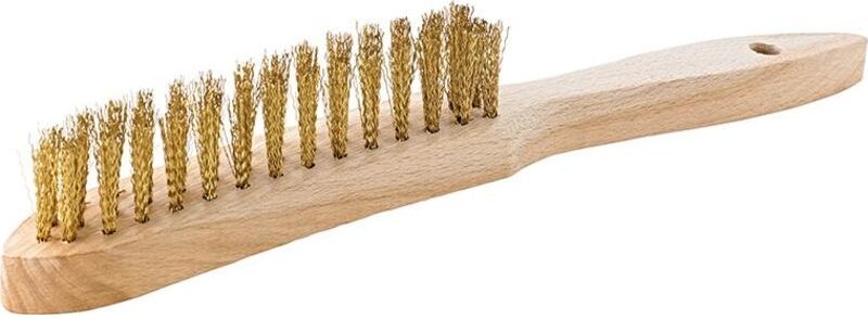 Messing-Drahtbürste 2rhg. Fortis