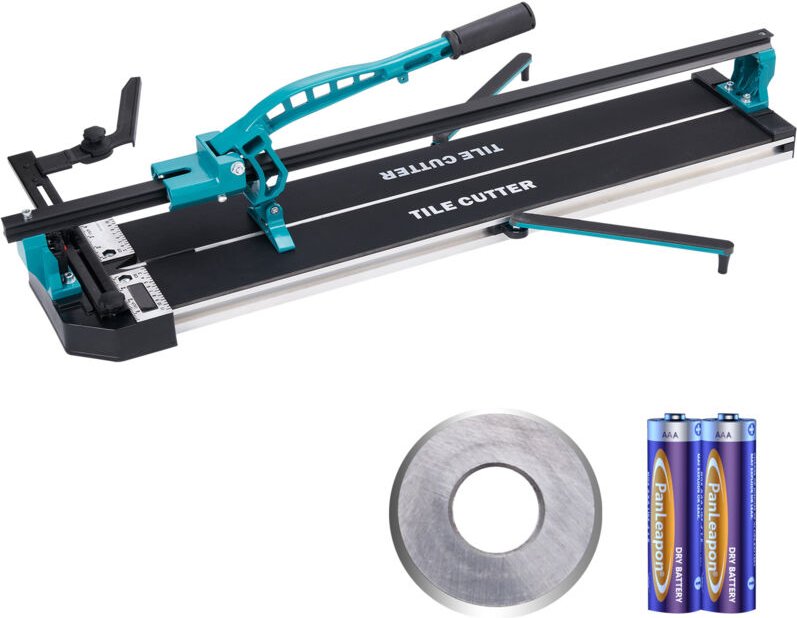 Manueller Fliesenschneider 1200 mm, Porzellan-Keramik-Fliesenschneider mit Schneidrad aus Wolframkarbid, Infrarot-Positi...