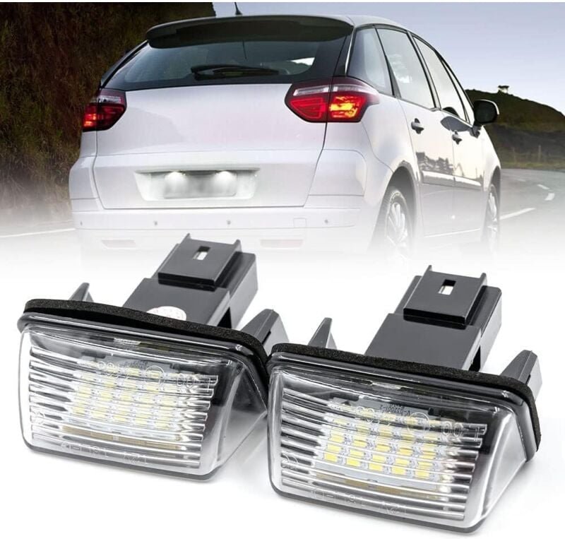Tigrezy - led Kennzeichenbeleuchtung Autolampen Superhelle smd Rückleuchten Für Peugeot 206 207 306 307 308 406 407 5008