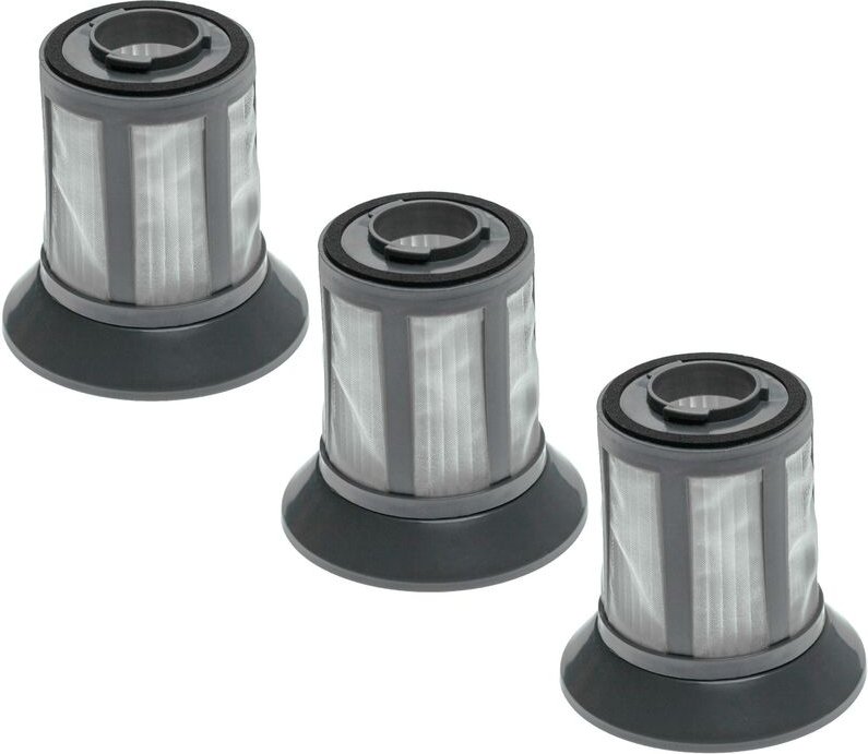 vhbw Filterset 3x Staubsaugerfilter kompatibel mit King d Home 52743 Staubsauger - Nylon + HEPA Filter Allergiefilter