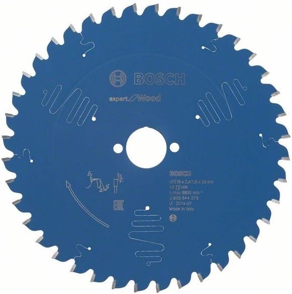 Kreissägeblatt Expert for Wood 216 x 30 x 2,4 mm, 40 - Bosch