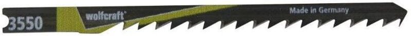 Wolfcraft Stichsägeblätter 3550000 100 mm U-Schaft 2 Stück Stichsägeblätter