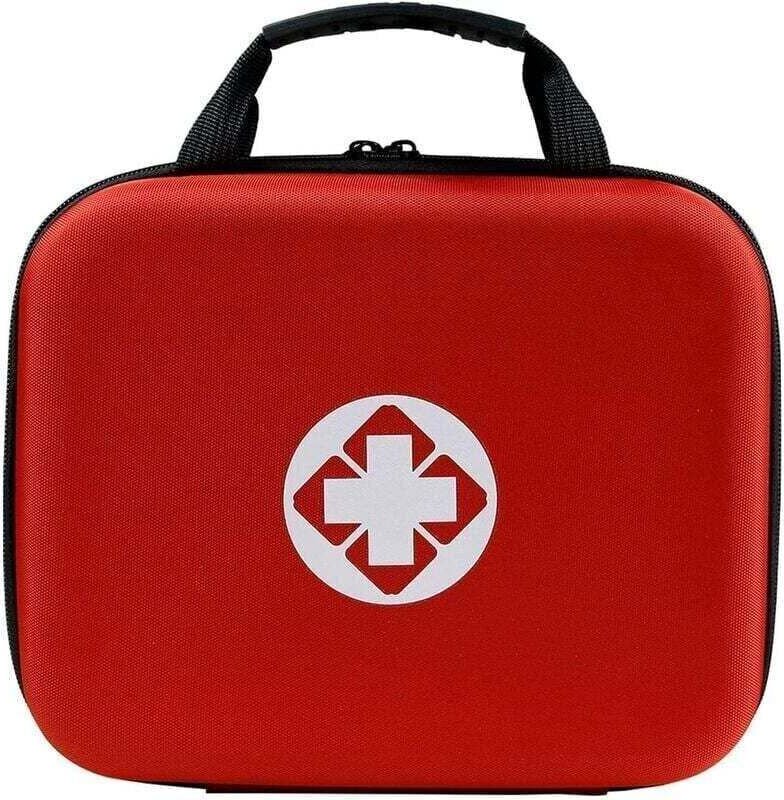 Leerer, stabiler und wasserdichter Erste-Hilfe-Kasten, leere Aufbewahrungstasche für Medikamente, kompakte Überlebenstas...