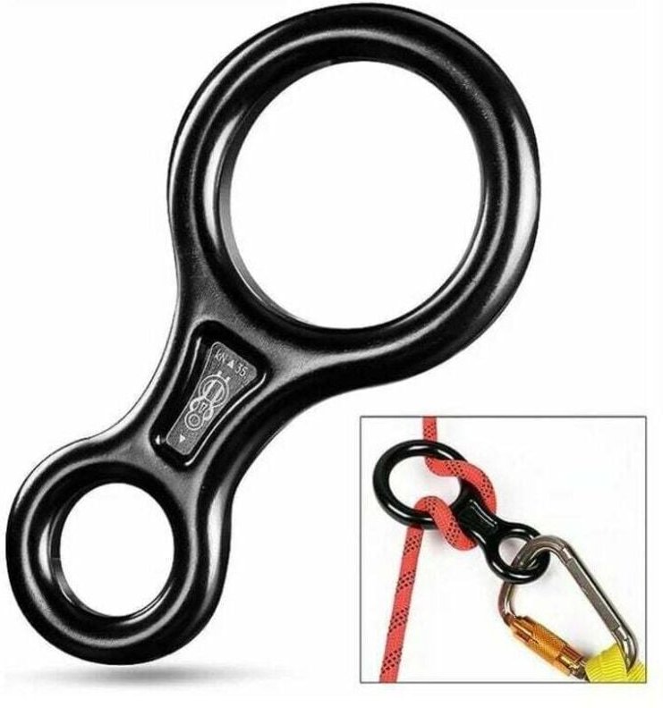 35 kN Abseilgerät Abseilgerät Klettern Abbildung 8 Abseilen Gerät zum Abseilen Outdoor Erholung Sicherung