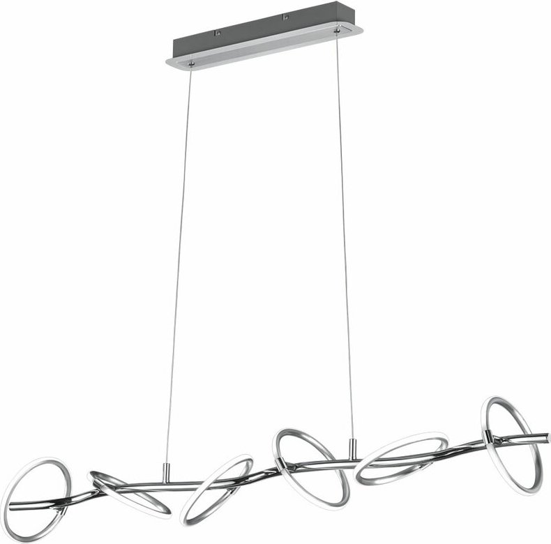 Hängeleuchte Pendelleuchte Switch Dimmer Esszimmerlampe Designleuchte Küche, schwenkbar 6 flammig, 6x led 4,2W 450Lm 300...