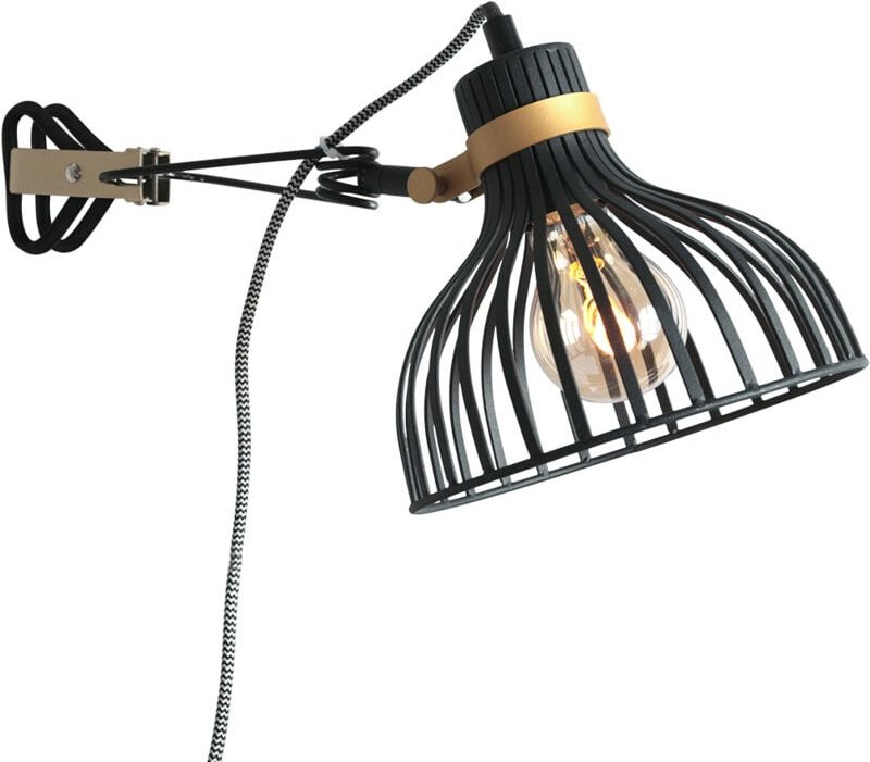 Anne Lighting - wandleuchte - Dunbar - schwarz - metall -