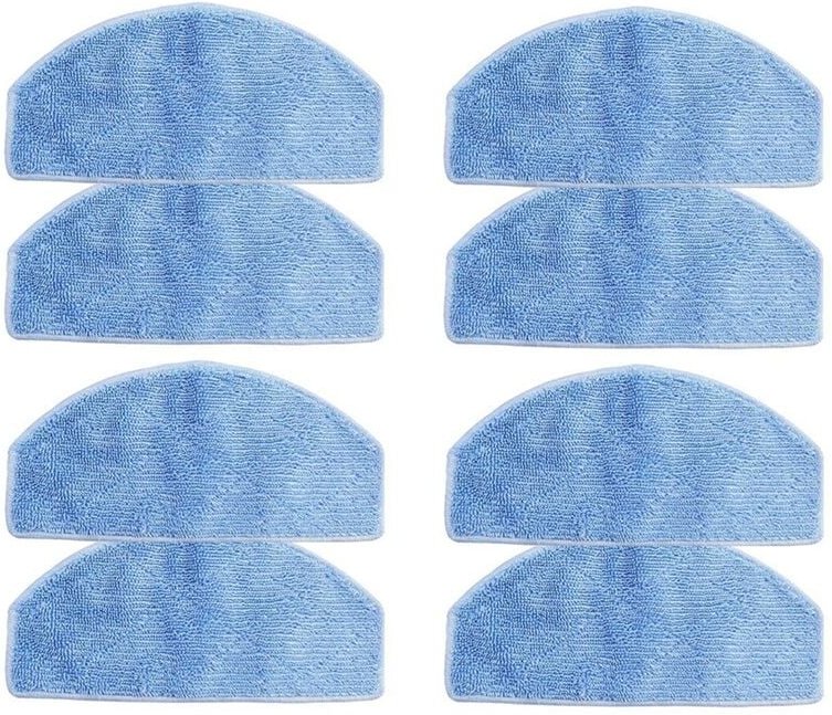 8PCS für 3 Roboter Staubsauger Ersatz Ersatzteile Zubehör Mopp Pad