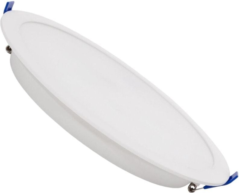Efectoled - led Einbaustrahler flach 24W Rund solid Ausschnitt ø 195-210 mm 6500K Dimmbar triac Kaltweiß