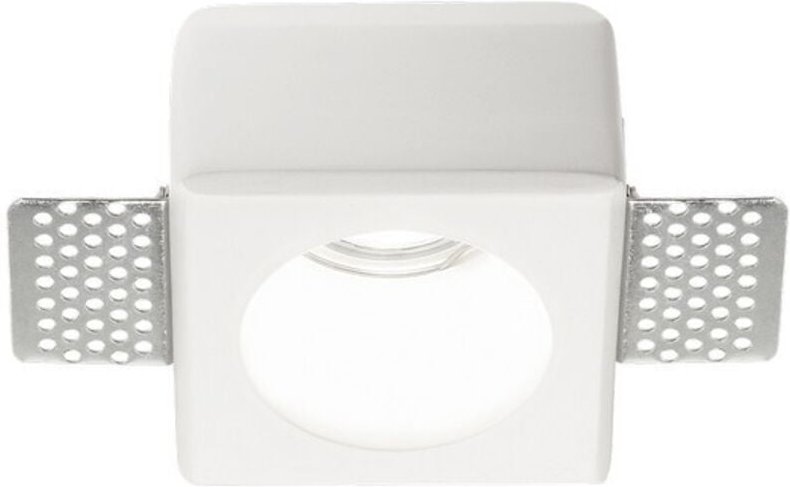 Samba - Innenputz in Einbauleuchte Lampe 1 Hellweiß, GU10 - Ideal Lux