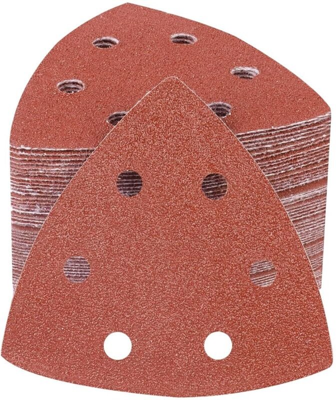 100 Stück Delta-Dreiecke Schleifpapier für Schleifmaschine 93 x 93 x 93 mm Dreieck-Schleifpapier 60er-Körnung Schleifsch...