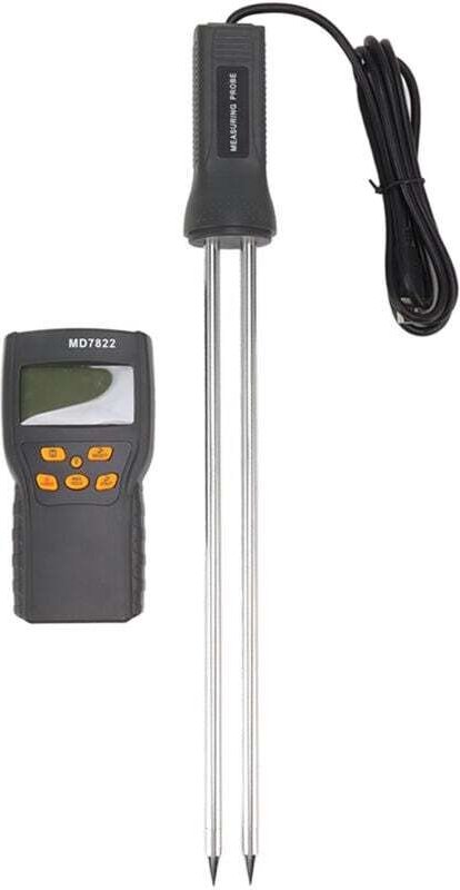 Getreidefeuchtigkeitsmessgerät, LCD-Display mit Hintergrundbeleuchtung, automatische Temperaturkompensation, Gartengerät...