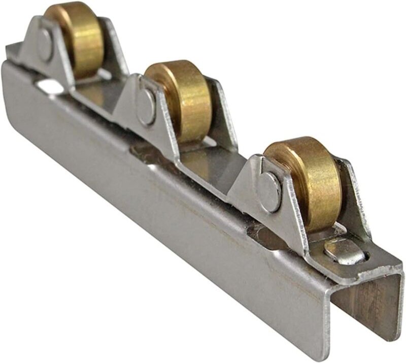 Petites roulettes, rouleaux, roulettes en verre de 8 mm, clips de fixation pour roulettes en acier inoxydable (convienne...