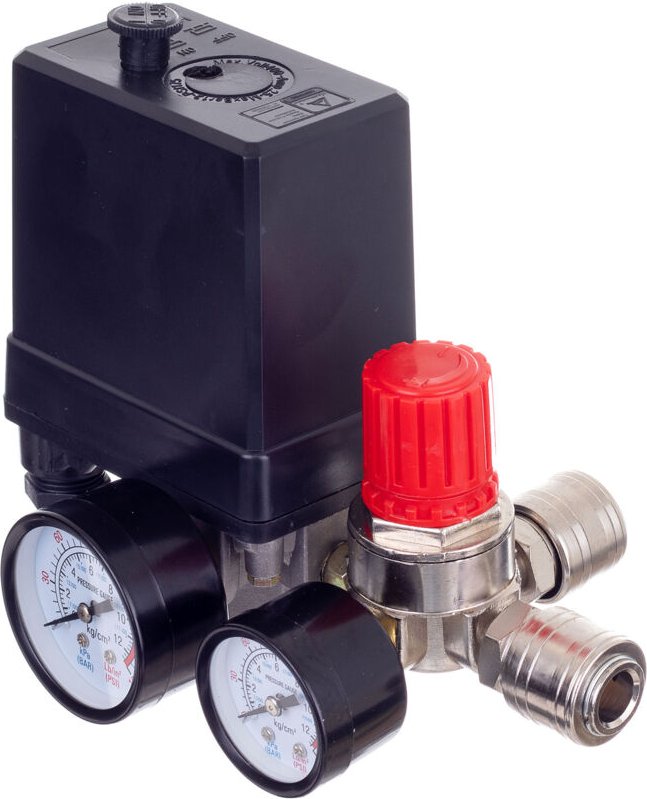 Druckschalter Druckschalter-Druckreduzierer 400v Kompressor 2 Schnellverbinder