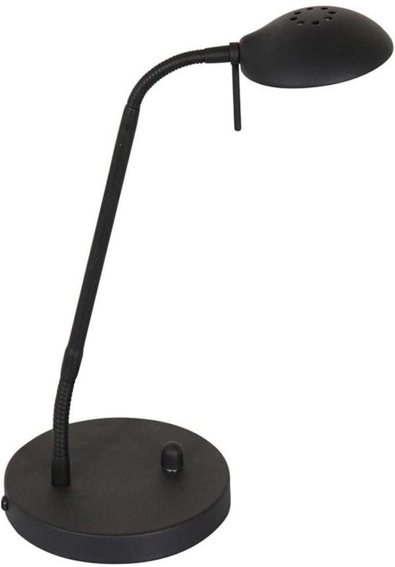 Tischlampe - Biron - schwarz - glas metall - - Mexlite