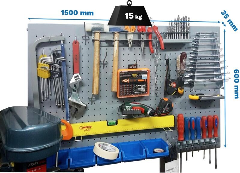 Simonrack Panelclick Wandpaneel grau 1500x600 mm