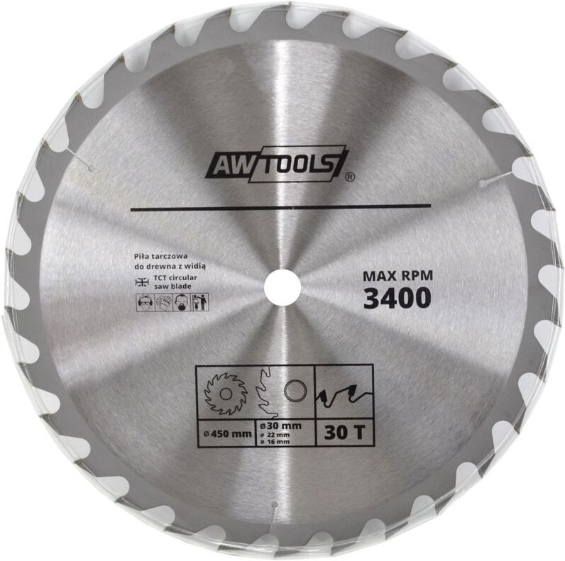Awtools 500x30x60z Hartmetallkreisäge 500 mm 60 Zähne