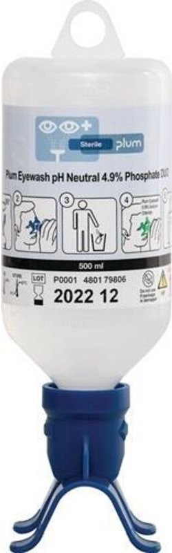 Augenspülflasche Duo, 500 ml, pH neutral - Plum