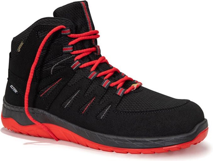 Elten Sicherheitsstiefel MADDOX GTX W black-red Mid ESD S3 CI, Gr. 40